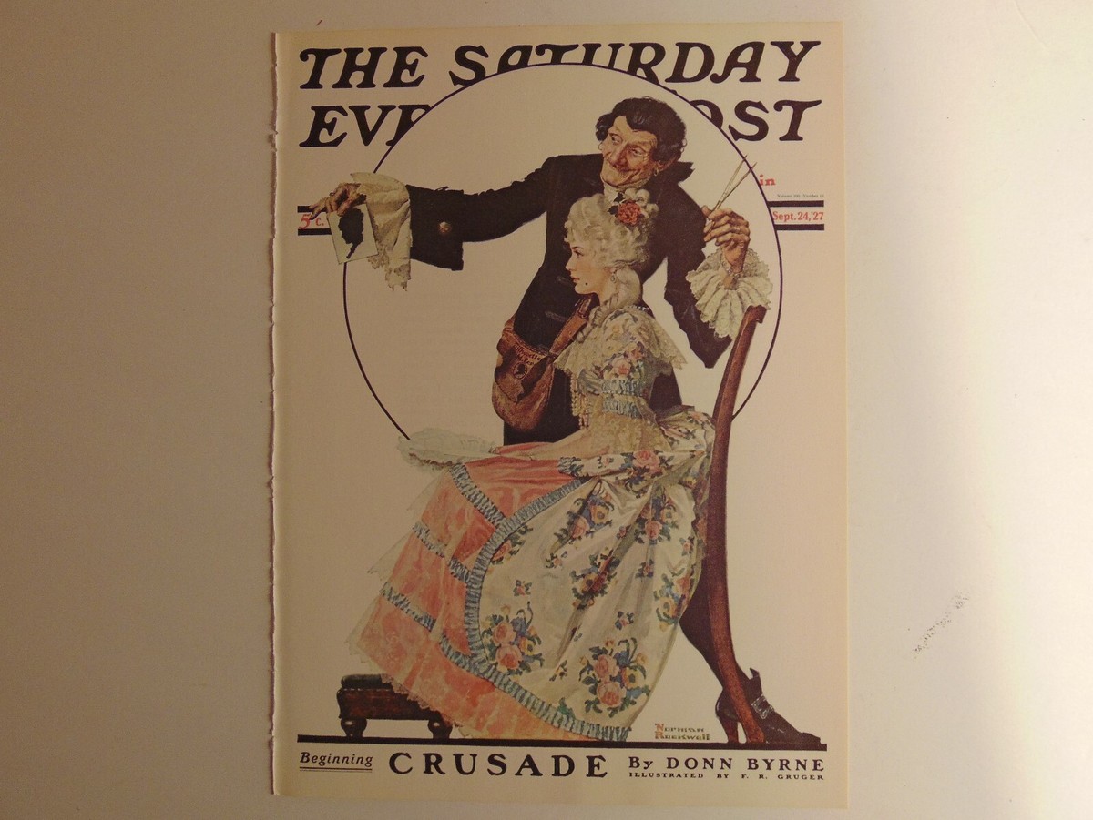 The Saturday Evening Post SEPT 24 1927 (REPRINT) Norman Rockwell