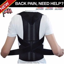 Adult's Orthotics Correct Poor Posture Back Lumbar Waist Support Brace Shoulder