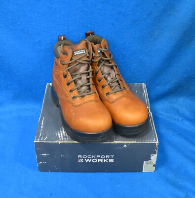 ROCKPORT WORKS RK668 Women's Size Plain Toe Waterproof
