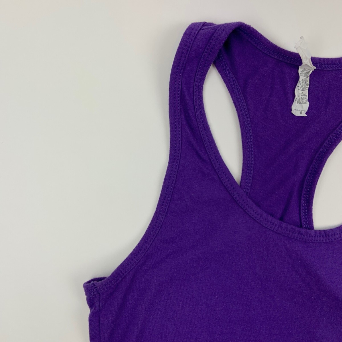 Next Level Apparel Women's Ideal Racerback Tank - Purple-Green, Medium