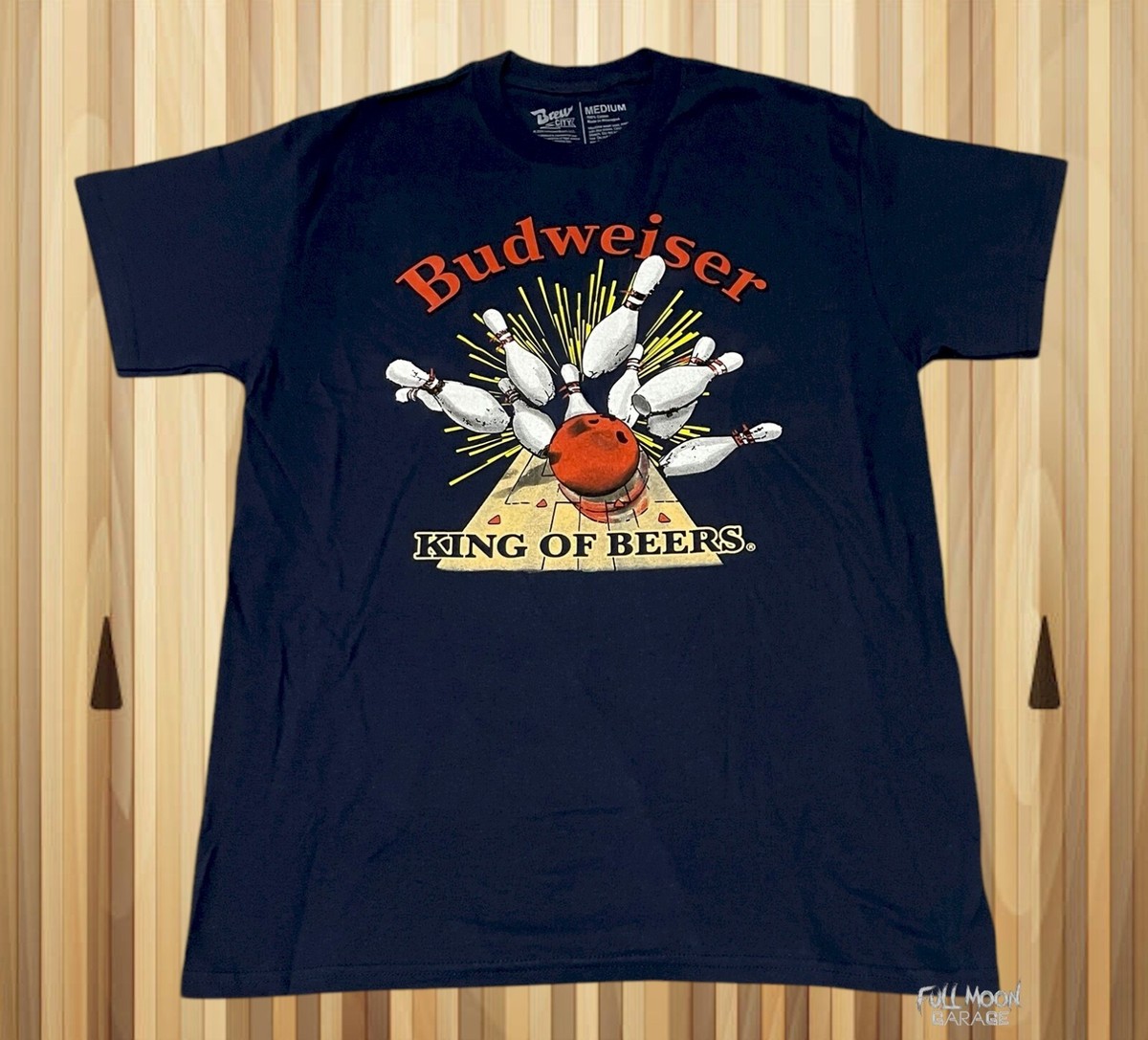 【レア】Budweiser Vintage T-Shirt New Budweiser Bowling Bud Beer Classic Men's Vintage T-Shirt | eBay