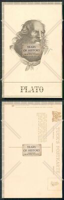 AK Portrait Plato Philosophen des Altertums No. 132 Raphael Tuck u. Sons