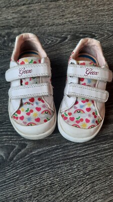 GEOX BABY Mädchen Gr.  21 SCHUHE SNEAKER Blüme Klettverschluss Sommer Schuhe