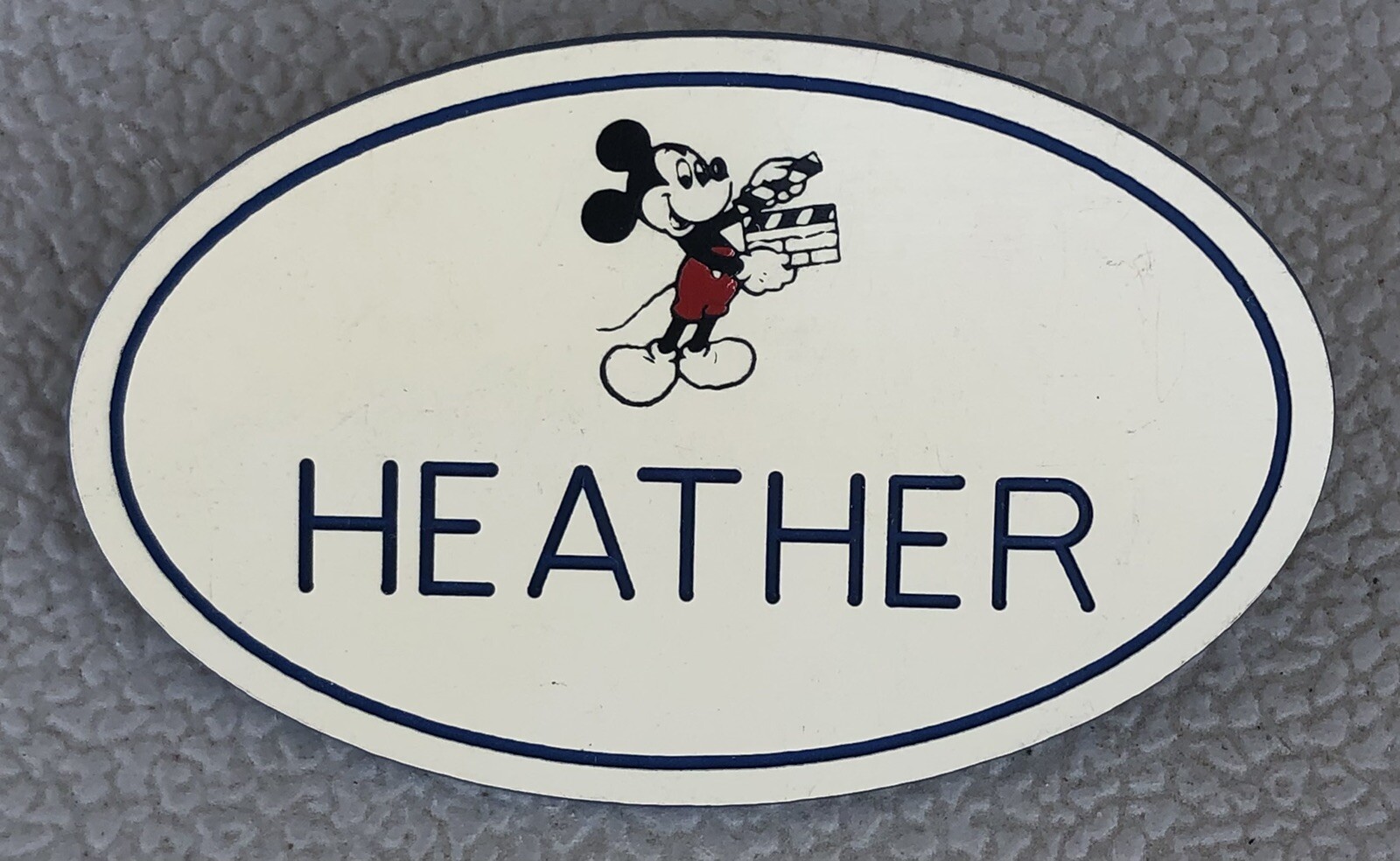 WALT DISNEY IMAGINEER NAME TAG BADGE - HEATHER Disney Studios - WDI CAST  MEMBER | eBay