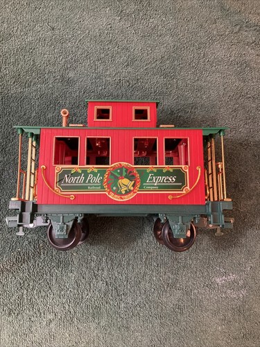 Tren de Navidad North Pole Express EZTEC 37185 vagón de caboose felices fiestas | Zustand: New