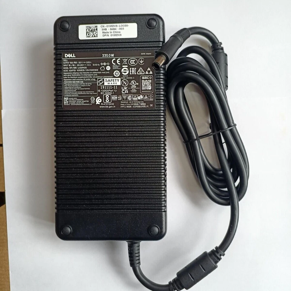 Fuente de alimentación 330W adaptador de CA con cable de alimentación para DELL Alienware M18x 18 X51 R1 R2 Foto 2 de 2