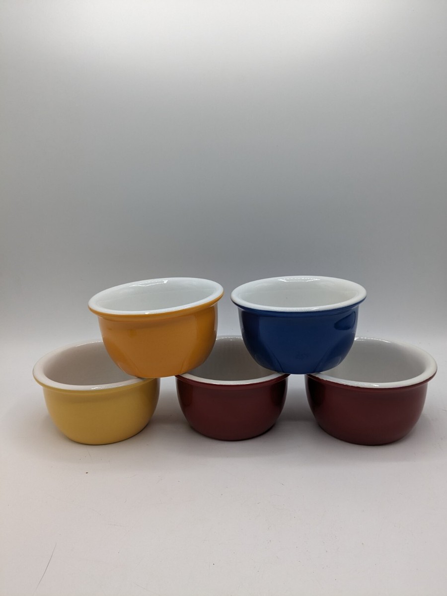 Lot of 5! Corning Ware Creations Stoneware oz Ramekin Dish