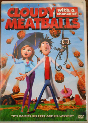 Cloudy with a Chance of Meatballs dvd