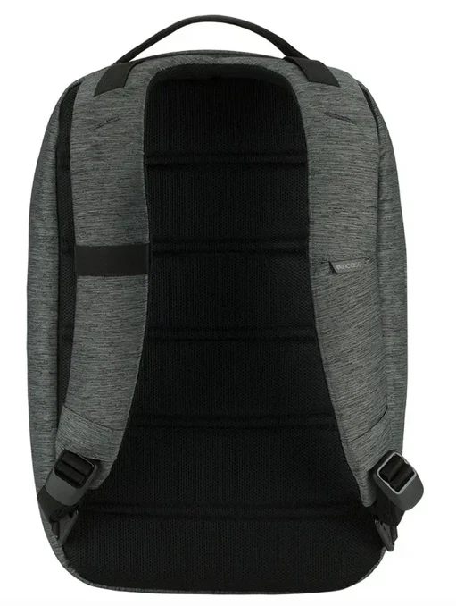 Mochila compacta Incase City negra jaspeada Foto 2 de 4