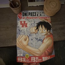 ULTRA RARE NEW One Piece Basketball Poster Monkey D. Luffy