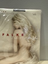 FALKE INVISIBLE DELUXE 8 DEN TIGHTS ULTRA -TRANSPARENT MATT SIZE-0/S MARINE