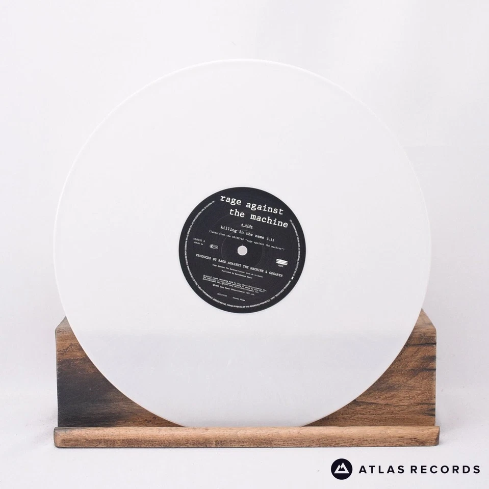 Rage Against The Machine Killing In The Name 12" Single Vinyl Record - VG+/EX - Image 4 of 4