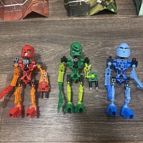 LEGO TECHNIC BIONICLE - Tahu Lewa Gali (Lot 3) Complete Canister Manual Poster