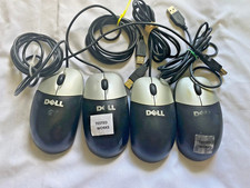 Lot of 4 DELL Computer USB Optical Standard Mouses Model MO56UO
