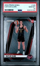 Graded 2024 Panini Prizm Caitlin Clark #145 Rookie Basketball Card PSA 10