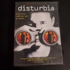 Disturbia DVD Widescreen Used In Original Case Works Minor Scratches