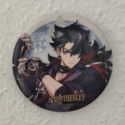 miHoYo Button Anstecker Wriothesley rund mehrfarbig Anime & Manga