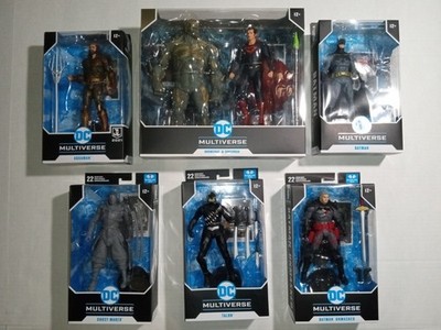 DC Multiverse BvS Batman Superman Doomsday Flashpoint Batman JL Aquaman Talon