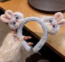 NEW Disney Zootopia JUDY HOPPS Bunny PLUSH Mickey ears Headband HAND MADE