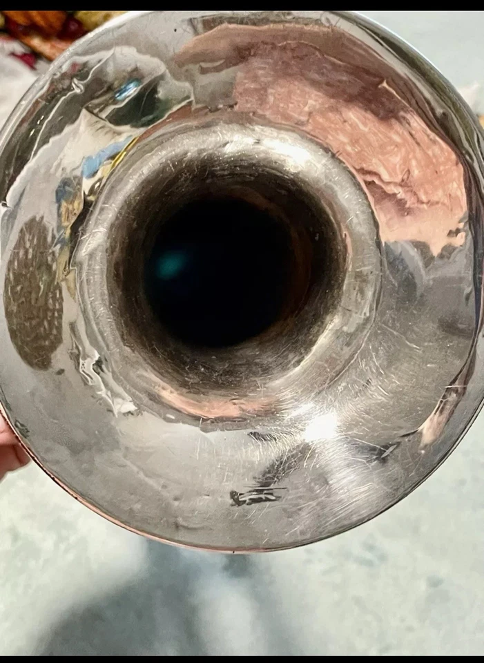 Trompeta Schilke X3 Bb 1970 con boquilla acabado placa plateada modelo bajo #9690 Foto 2 de 4