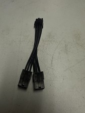 Dual 6-Pin to 8-Pin PCIe GPU Power Adapter Cable Video Card PSU