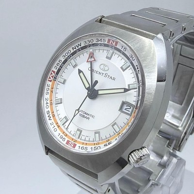Working Item Orient Star Automatic Winding See-Through Bag Back Side