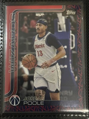 2025-26 Topps Jordan Poole Team Color Border Logo Variation, SSP & Case Hit! 