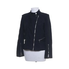 H&M, Bikerjacke, Damen, Größe: 36, Schwarz, Polyester/Wildlederimitat #YH1