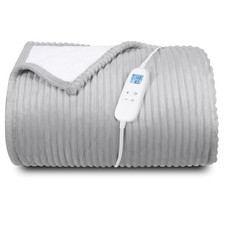 Heated Blanket Queen Size 84" x 90"  6 Heating Levels  8h Auto Timer  Full...