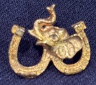 Vintage Gulf gas station advertising lapel pin — photo 2