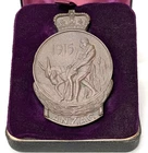 3377 CALLAGHAN WW1 AUSTRALIAN ANZAC GALLIPOLI MEDAL PLAQUE & CASE