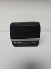 Vintage Polaroid Sun 600 LMS Instant Film Camera W/Strap Not Tested No film