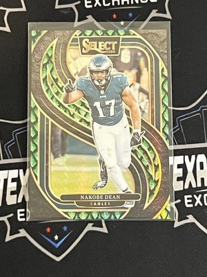 2024 Panini Select - Premier Level Nakobe Dean #185 Dragon Scale Prizm /81