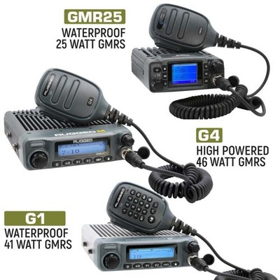 Rugged Radios For Jeep Wrangler JL/JLU/Gladiator JT 2-Way GMRS Radio Kit 41 Watt
