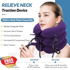 Jaximy Neck Stretcher, Cervical Traction Device, Neck Traction Device, Neck P...