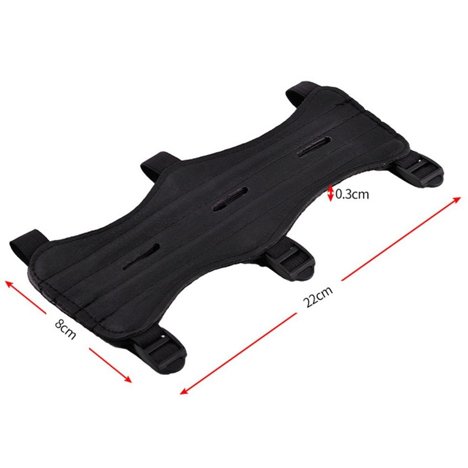 Universe Archery Codura Protège-bras | Protecteur de bras d'arc 4 sangles | Protège-bras Codura réglable de haute qualité | Accessoires de chasse et sports de tir à l'arc