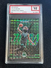 Jaylen Brown - 2024 Panini Mosaic Jam Masters Green Insert Pristine - Celtics