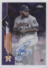 2020 Topps Chrome Rookie Purple Refractor 189/250 Rogelio Armenteros Auto lu0