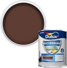 Dulux Weather Shield Quick Dry Satin Paint, 750 ml - Hazelnut Truffle