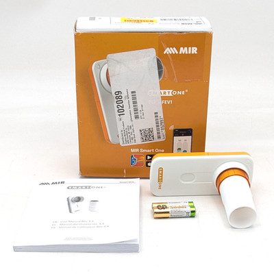 MIR Smart One Personal Spirometer Peak Flow Meter Bluetooth PEF+FEV1 (91110053)