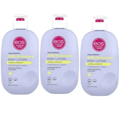 EOS Shea Better 24H Moisture Body Lotion Vanilla Cashmere - 8 PACKUNGEN POSTEN
