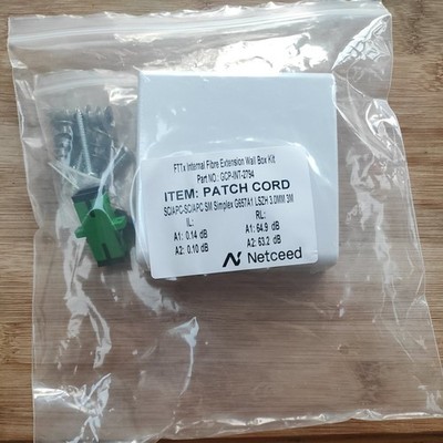Kunststoff SC/LC LWL Patchkabel innen Glasfaser Verlängerung Wand 