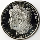 1885 O MORGAN DOLLAR! MS+++! DMPL! 30 PLUS INCH BLACK MIRRORS! UNREAL! NR #S1046