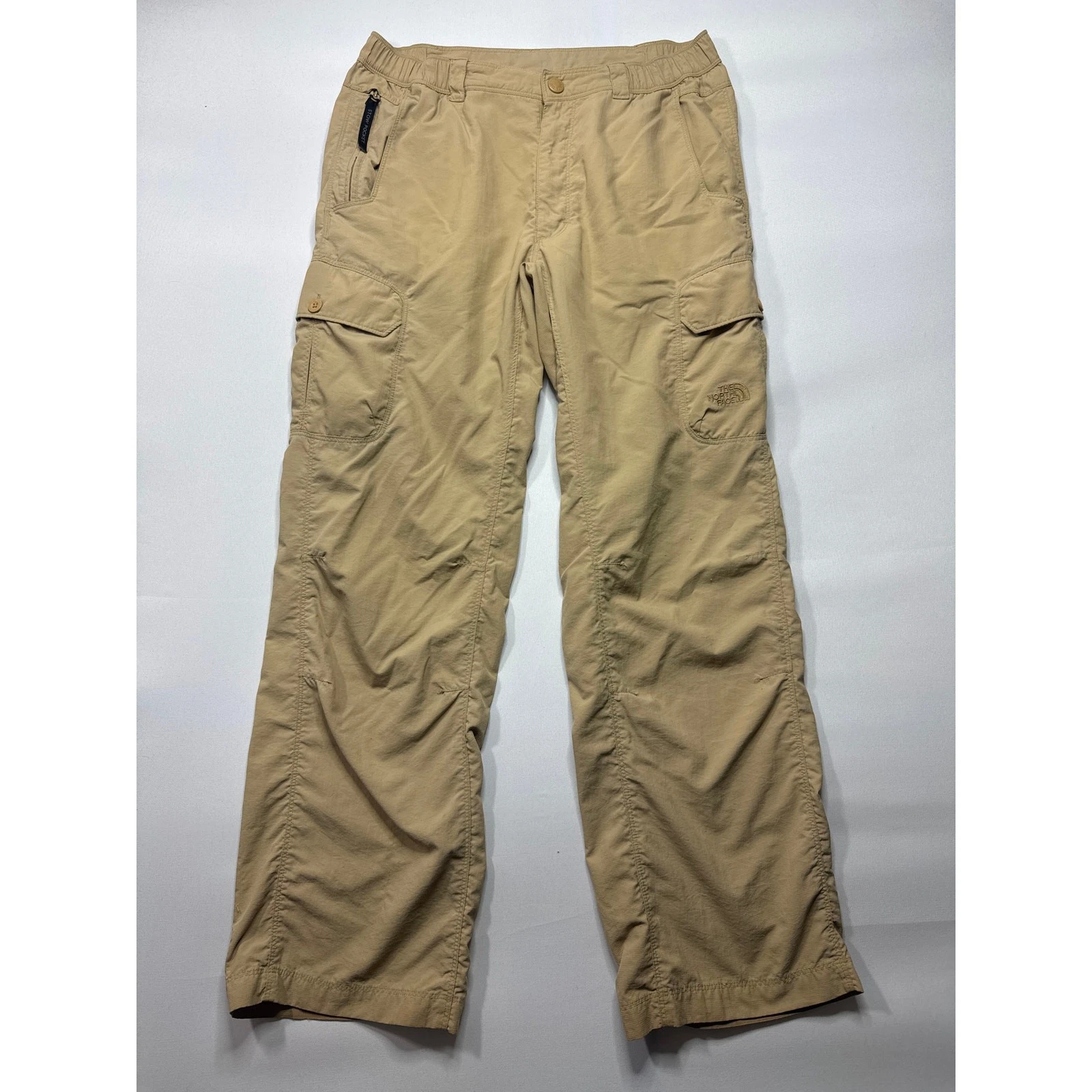 The North Face Men's Tan Casual Hiking Outdoors Trousers Pants - Size S (30x29)