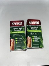  2 Kerasal Nail Renewal plus Tea Tree Oil Fungal Nail Repair Solution 0.33 floz