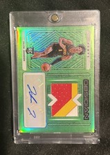 Jalen Johnson 2021-22 Obsidian Green  Rookie Patch Auto  /25  RC