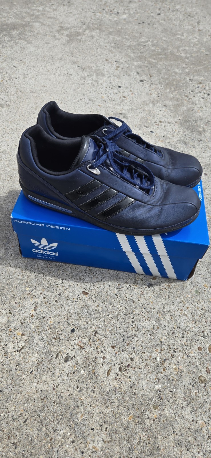 Rare Adidas x Porsche Design Dark blue metallic origi… - Gem