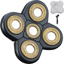 5 Blades Head Shaver Replacement Heads Replacement Blades Head Shaver Universal 3.81 per gallon