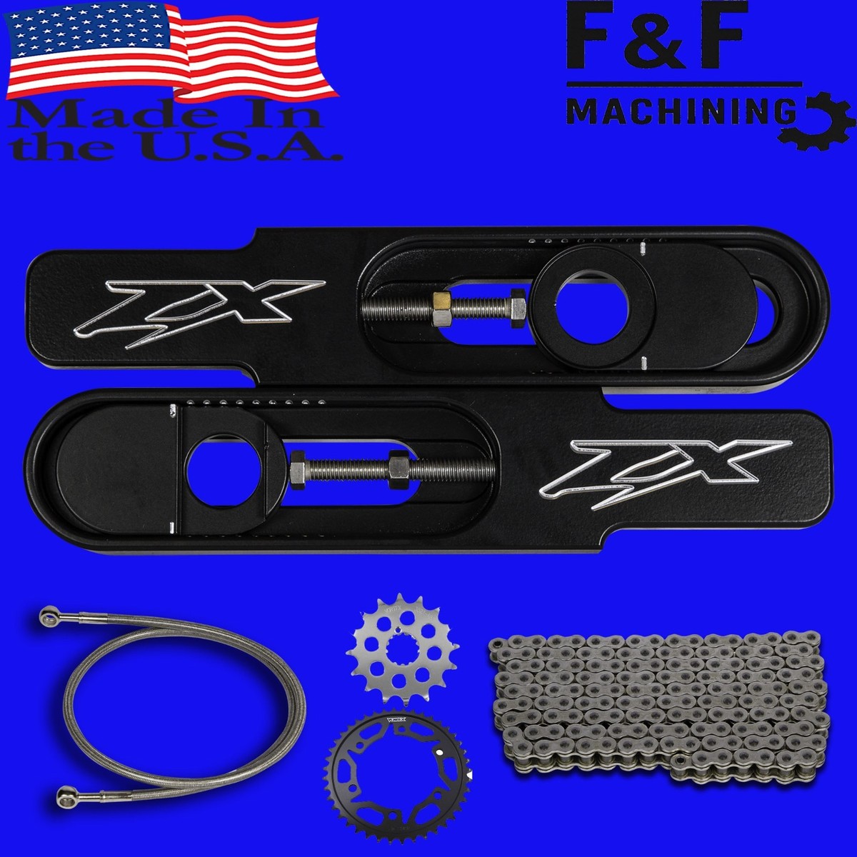 2012-2023 ZX-14R drag race swingarm extension kit 