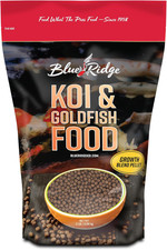 Blue Ridge Koi Fish Food 2Lb - Koi Food 3/16 Large and Mini Blend Growth Formul
